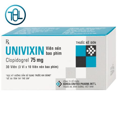 Thuốc Univixin Clopidogrel 75mg