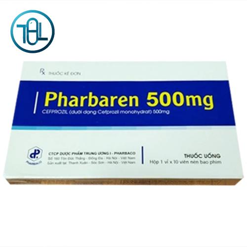 Thuốc uống Pharbaren 500mg