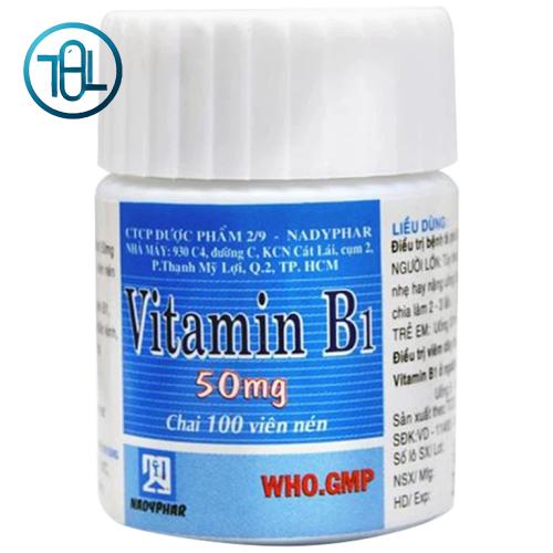 Thuốc Vitamin B1 50mg Nadyphar