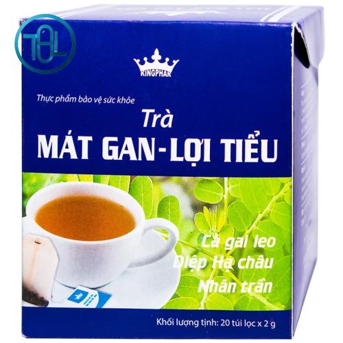 Trà mát gan lợi tiểu Kingphar