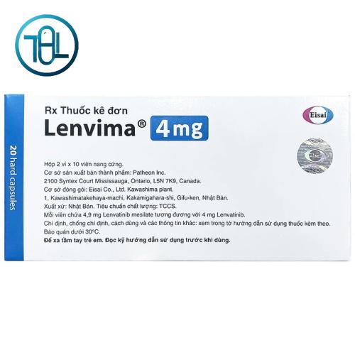 Viên nang cứng Lenvima 4mg