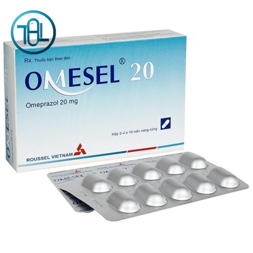 Viên nang cứng Omesel 20