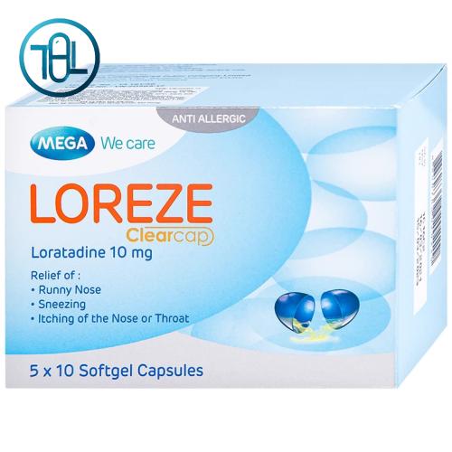 Viên nang mềm Loreze 10mg