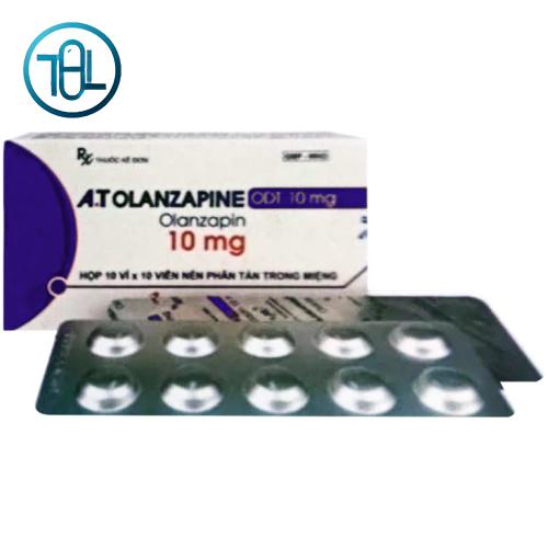 Viên nén A.T Olanzapine ODT 10mg