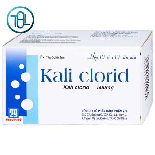 Viên nén Kali Clorid 500mg