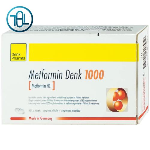 Viên nén Metformin 1000 Denk