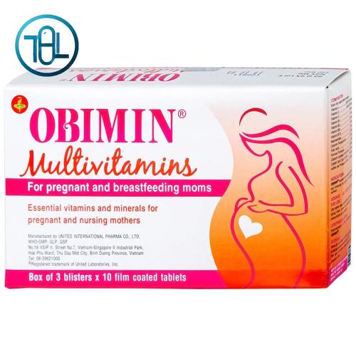 Viên nén Obimin Multivitamins