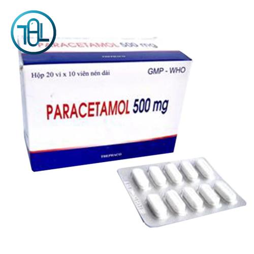 Viên nén Paracetamol 500mg Thephaco