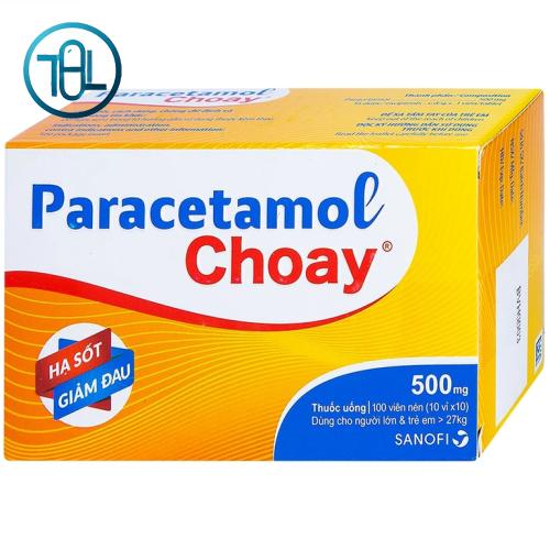 Viên nén Paracetamol Choay 500mg Sanofi