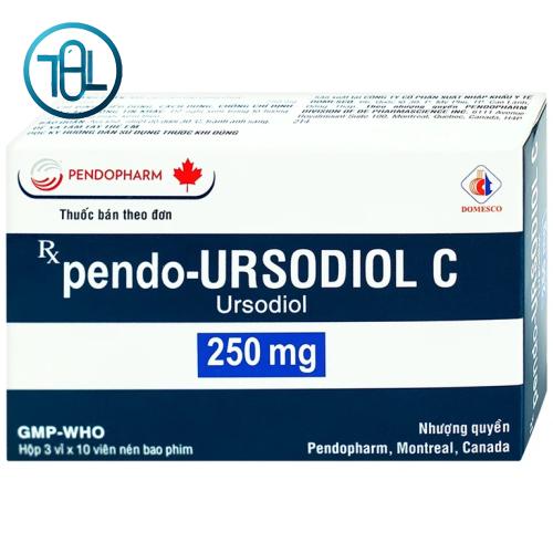 Viên nén pendo-Ursodiol C 250mg