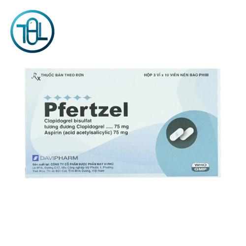 Viên nén Pfertzel 75mg/75mg