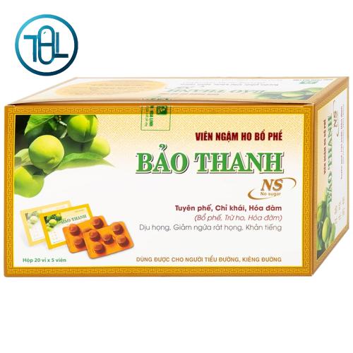 Viên ngậm ho bổ phế Bảo Thanh không đường