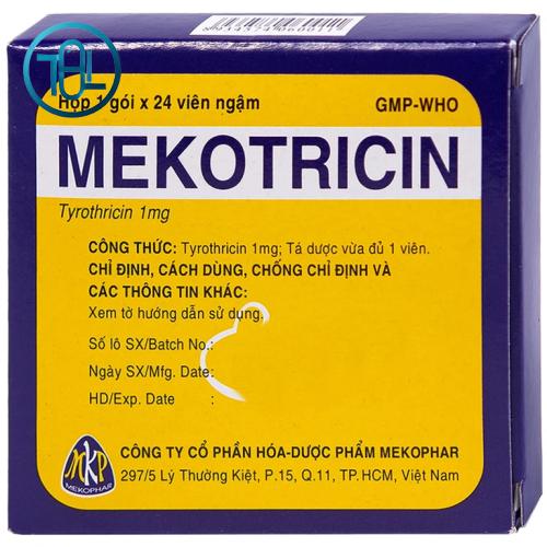 Viên ngậm Mekotricin 1mg