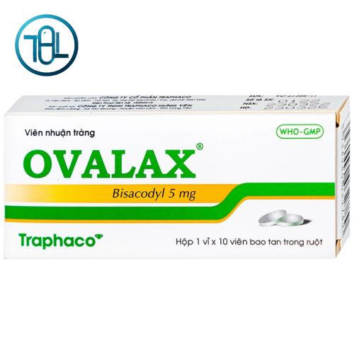 Viên nhuận tràng Ovalax 5mg