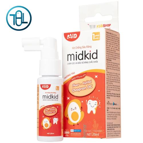 Xịt chống sâu răng Midkid 20ml